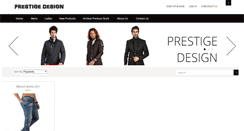 Desktop Screenshot of prestigedesign.co.uk